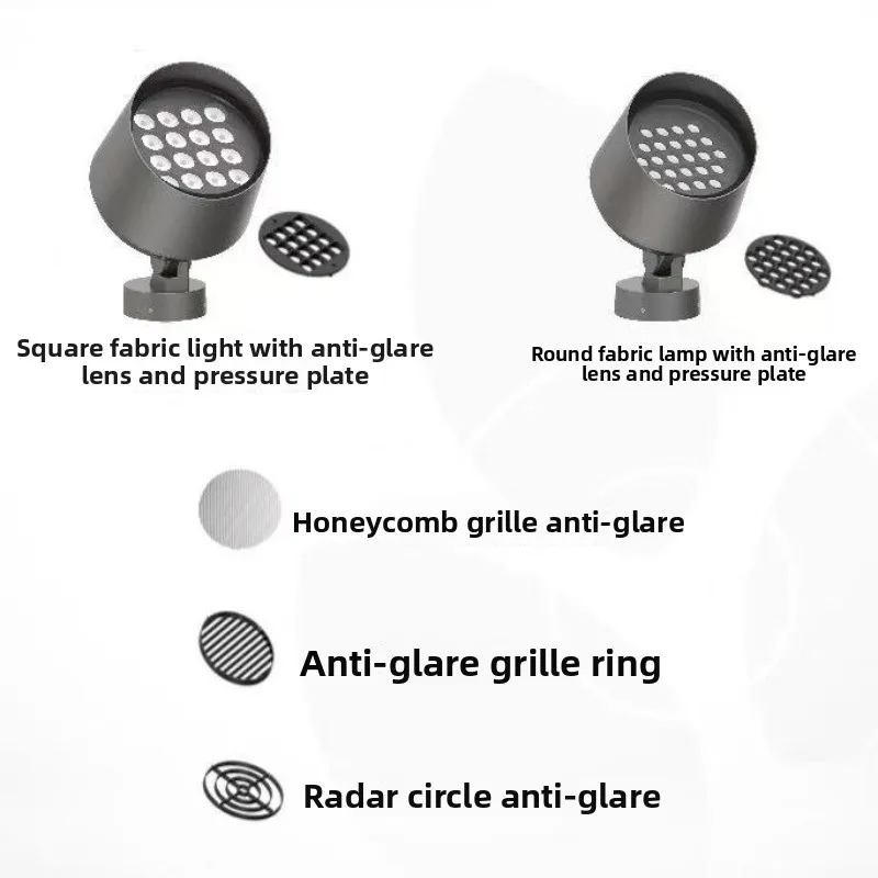 Shooting Light Waterproof Spotlight Plug-in Light, Outdoor Garden Landscape Lighting Spotlight DNX Dimming Tree Hugging Light