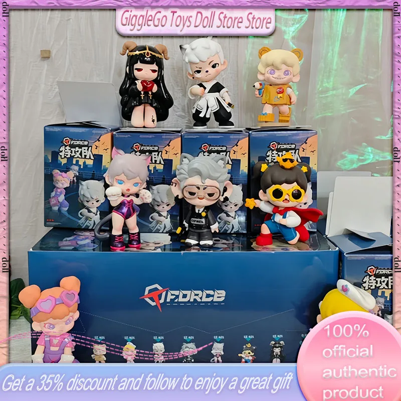 

100% TNT Специальный агент Team Series Слепая коробка All Star Generation dora Z»), Модная милая игрушка ручной работы, украшение для рабочего стола, подарок