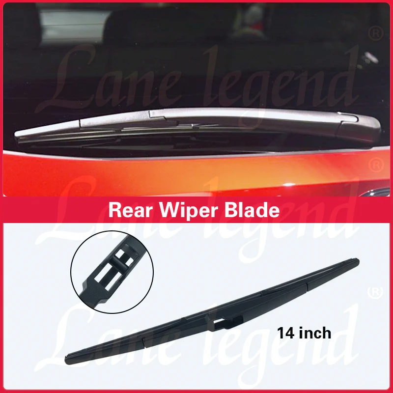 14" Rear Windshield Windscreen Washer Wiper Blade For Mazda CX-5 CX5 KF 2017 2018 2019 2020 2021 2022 2023 Car Accessories