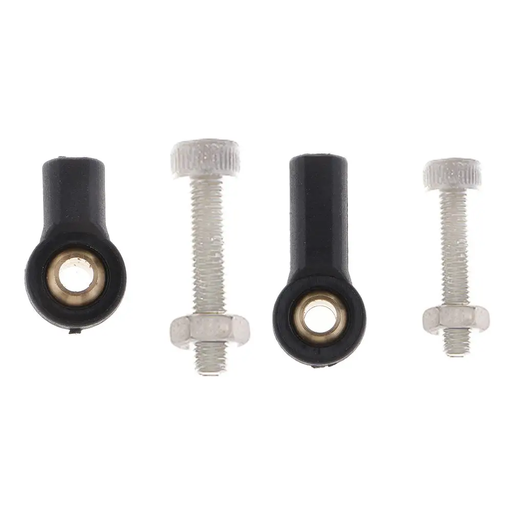 10 Pieces M3 Ball Head Rod End for RC Car Truck Accessories Parts