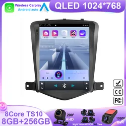 9.7 inch 4G Android Car Radio Multimedia For Chevrolet Cruze J300 2008-2012 Auto Radio Carplay Auto Stereo GPS NavigationNo 2Din