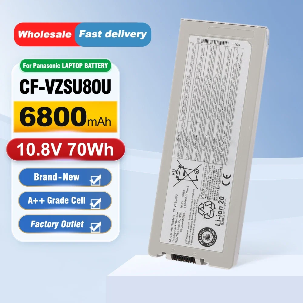 ETESBAY CF-VZSU80U Laptop battyery For Panasonic Toughbook CF-C2 MK1 MK2 CF-VZSU82U CF-VZSU83U 10.8V 6800mAh