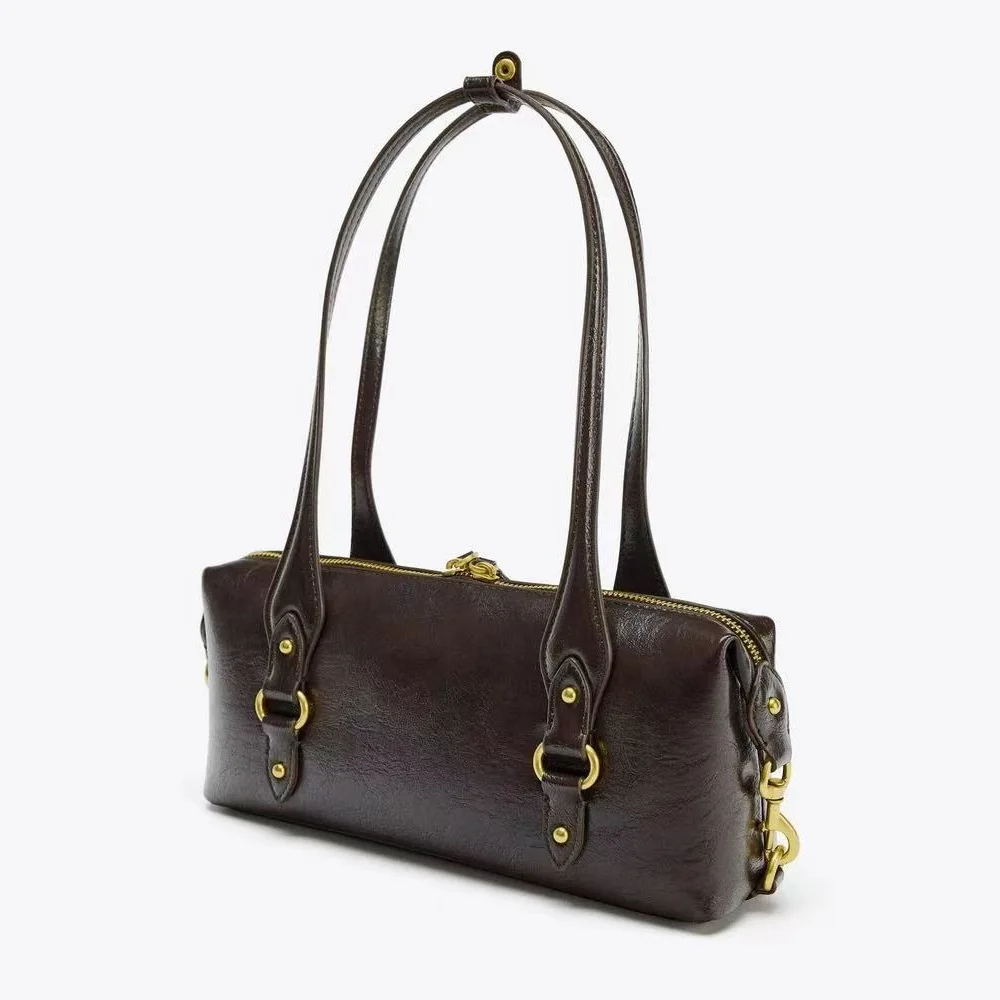 

Luxury Designer Bags for Women Shoulder Bag Top Handle Handbag High Quality Boston Bag NEW Soft PU Leather Brands Bags Purses