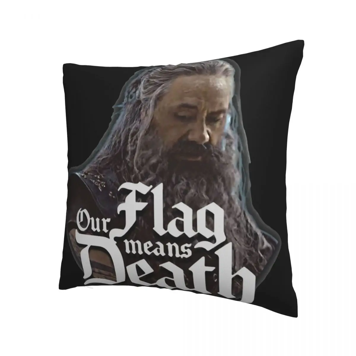 Our Flag Means Death Blackbeard Pillowcase Printing Polyester Cushion Cover Decoration Pirate Throw Pillow Case Cover Home 45*45