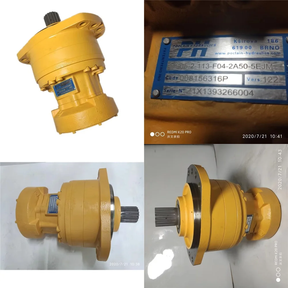 

Hydraulic Motor for POCLAIN MS08 0 111 A08 2A10 E000 MS08 2 D21 F08 1720 J000 MS08 0 121 A08 1120 000 Replacement Parts for
