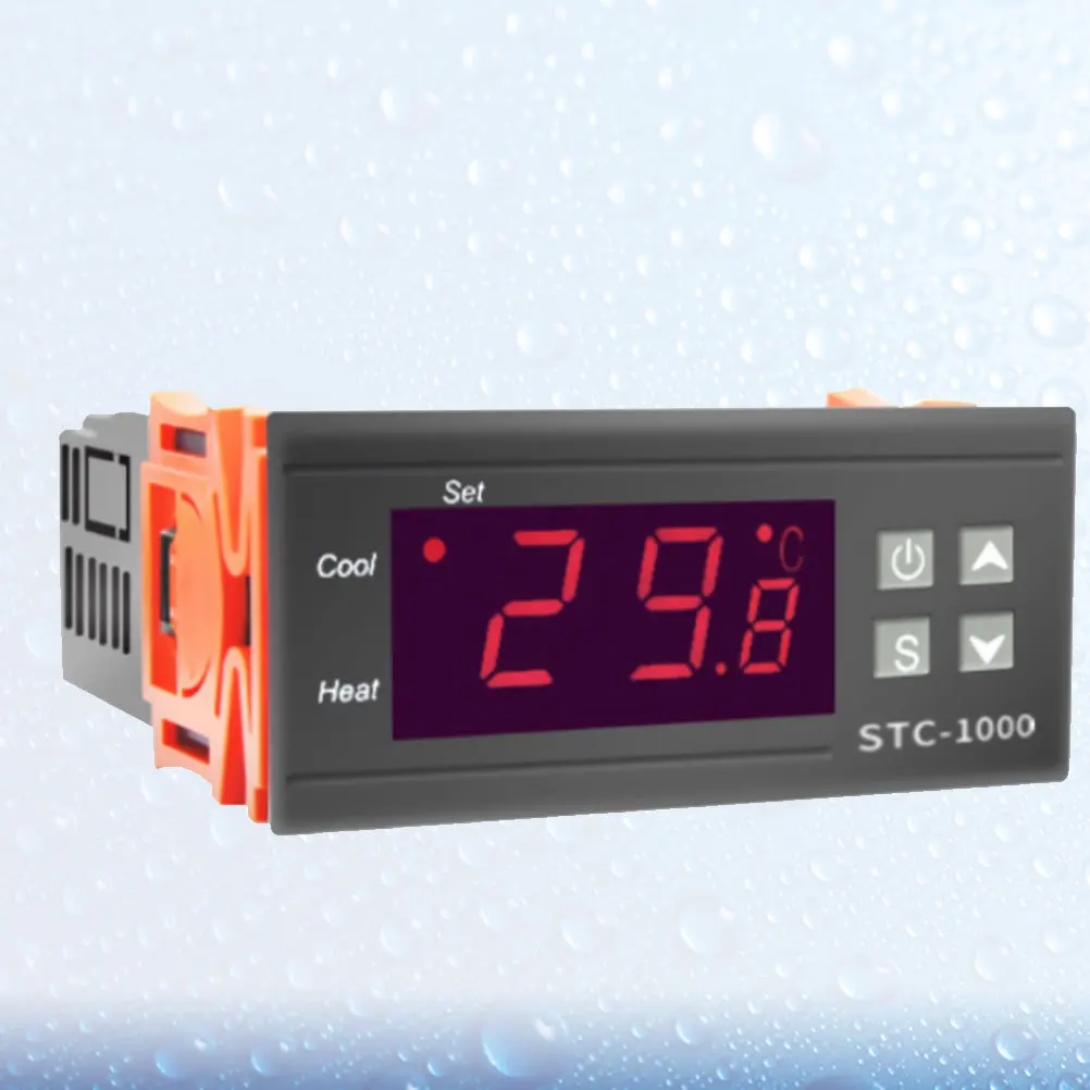 

Digital Temperature Controller Thermostat For Aquarium Fish Tank -50℃ To 90℃ Temp Control Range Smart Regulator Heating Cooling