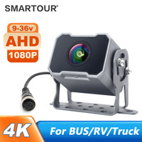 SMARTOUR CVBS Car Truck Camera CCD AHD 1080P for School Bus Trailer Pickups RV Rear View Backup Vision with 24V infrared IR