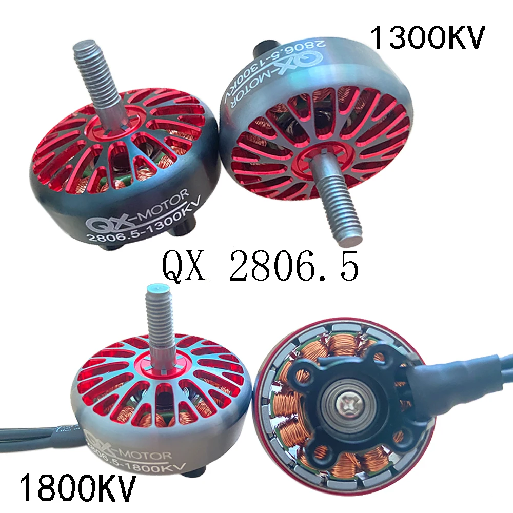 

Brushless Motor QX2806.5 1800kV 1300kV Crossing Machine Motor for 6-7 inch FPV Racks XL6 XL7