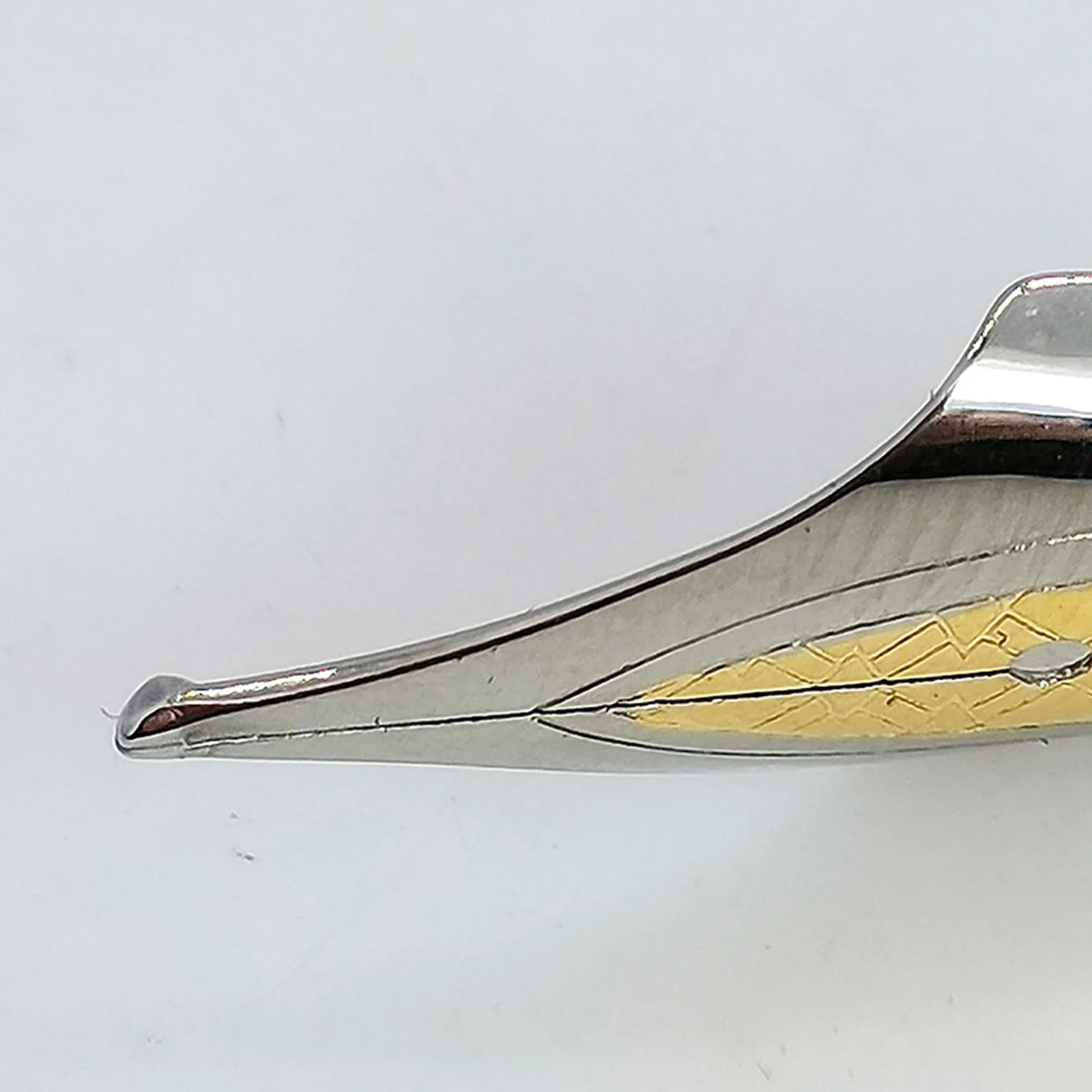 2Pcs Kaigelu Fontein Penpunten Lange Mes Slijpen Nib Met Feed Vlam Ruit Mark