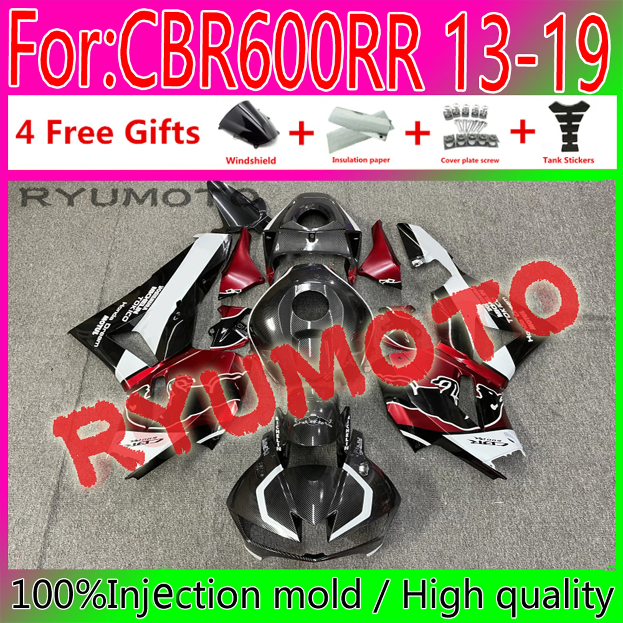 New ABS Motorcycle fairing kit For HONDA CBR600RR F5 2013 2014 2015 2016 CBR600 13 14 15 16 17 18 bodywork fairings