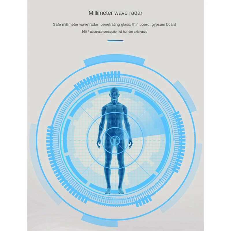 Wifi Smart Human Presence Sensor Millimeter-Wave Radar Detection PIR Motion Sensor For Home Office