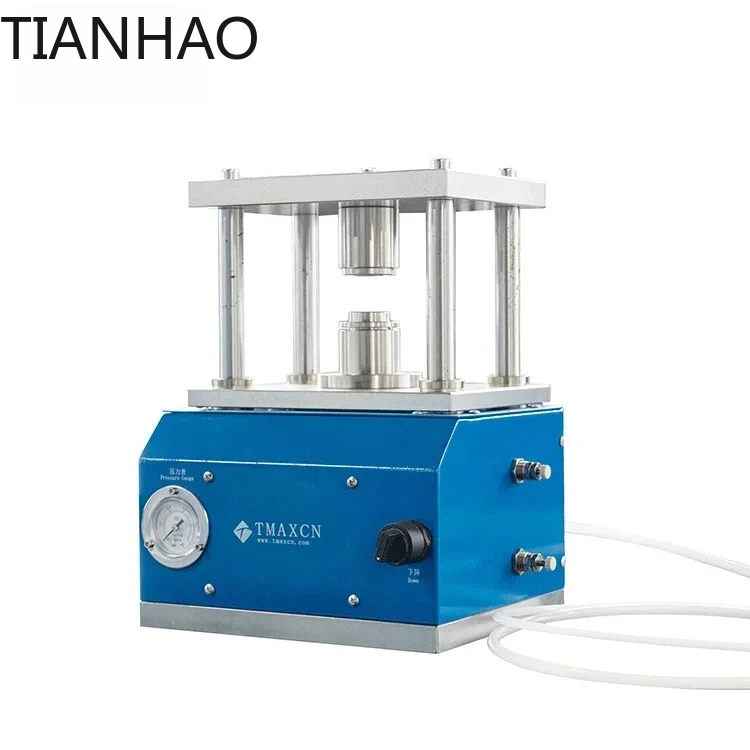 Pneumatic Automatic Button Battery Coin Cell Crimping Machine Sealing Machine Sealer Crimper for cr2032 cr2025