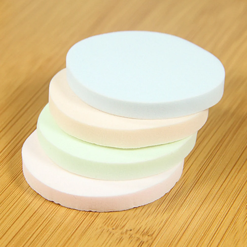 

40pcs 4 Packs Makeup Powder Puff For Cream Liquid Foundation Pressed Powder Facial Sponge Wet Dry Use Soft Skin Friendly