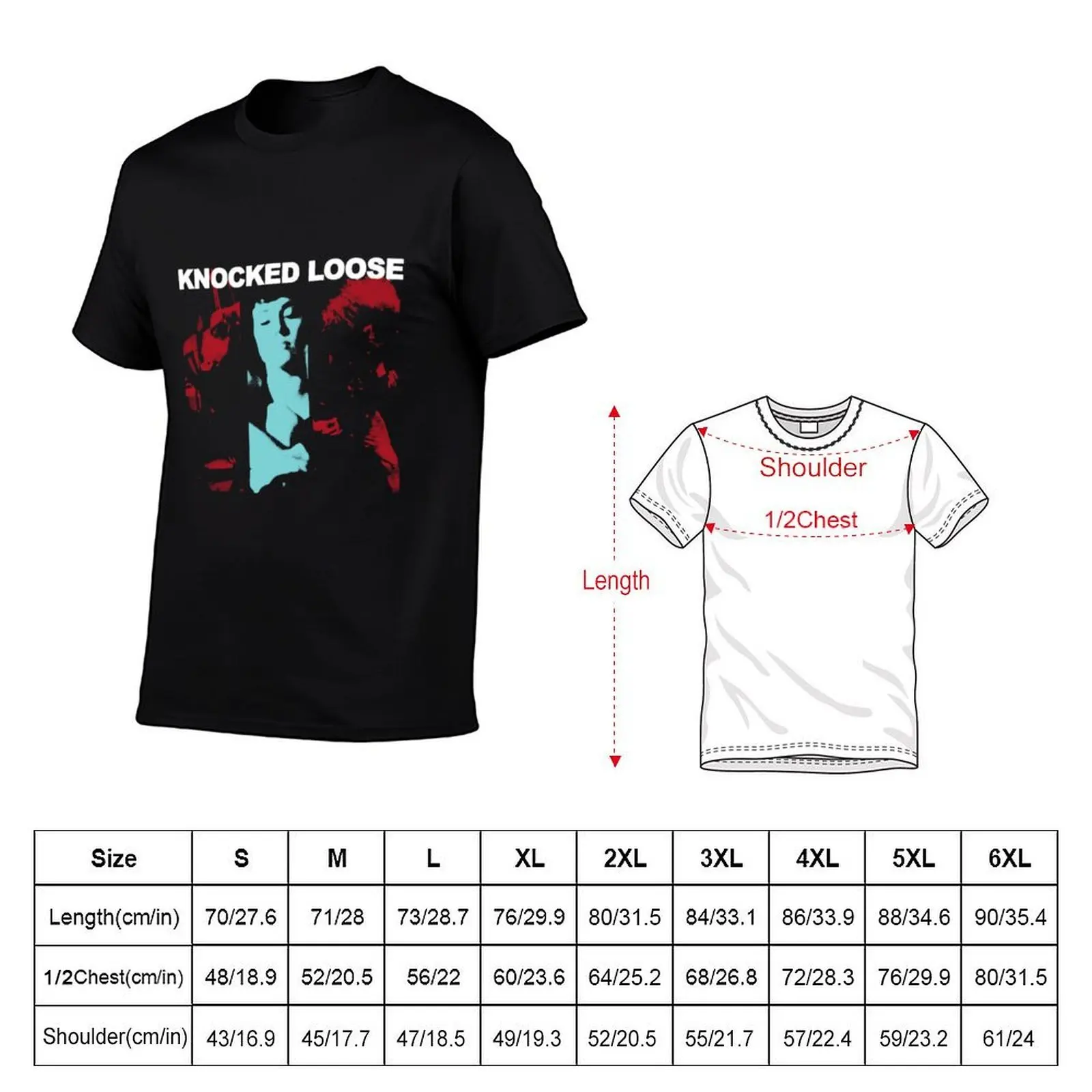 Knocked Loose Merch Knocked Loose Happiness Shirt T-Shirt new edition baggy shirts mens graphic t-shirts big and tall