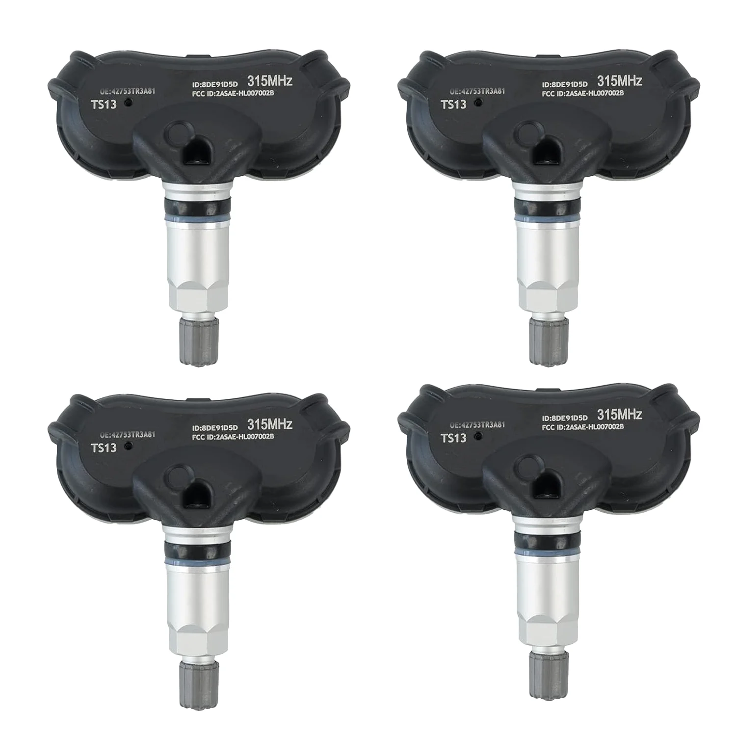 

4PCS OEM TPMS 42753-TR3-A810-M1 for Honda Civic/CR-Z/Fit/Odyssey 2009-2017 Acura CSX 2008-2011 Tire Pressure Sensor Set