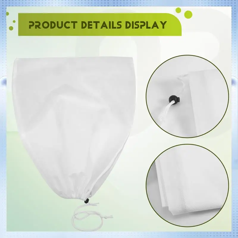 

AD-4 Pack Winter Cold Weather Frost Protection Blanket With Drawstring Plant Cold Cover For Outdoor