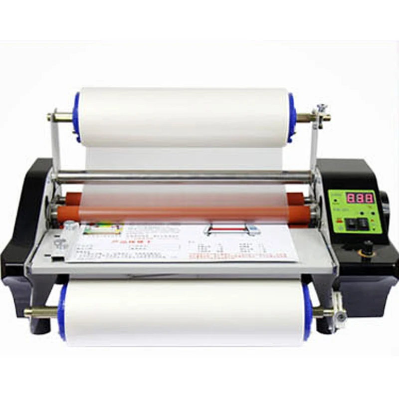 FM-360S Laminating Machine Single-sided Hot Lamination Self-adhesive Crystal Label Cold Lamination Photo Book Laminating Machine