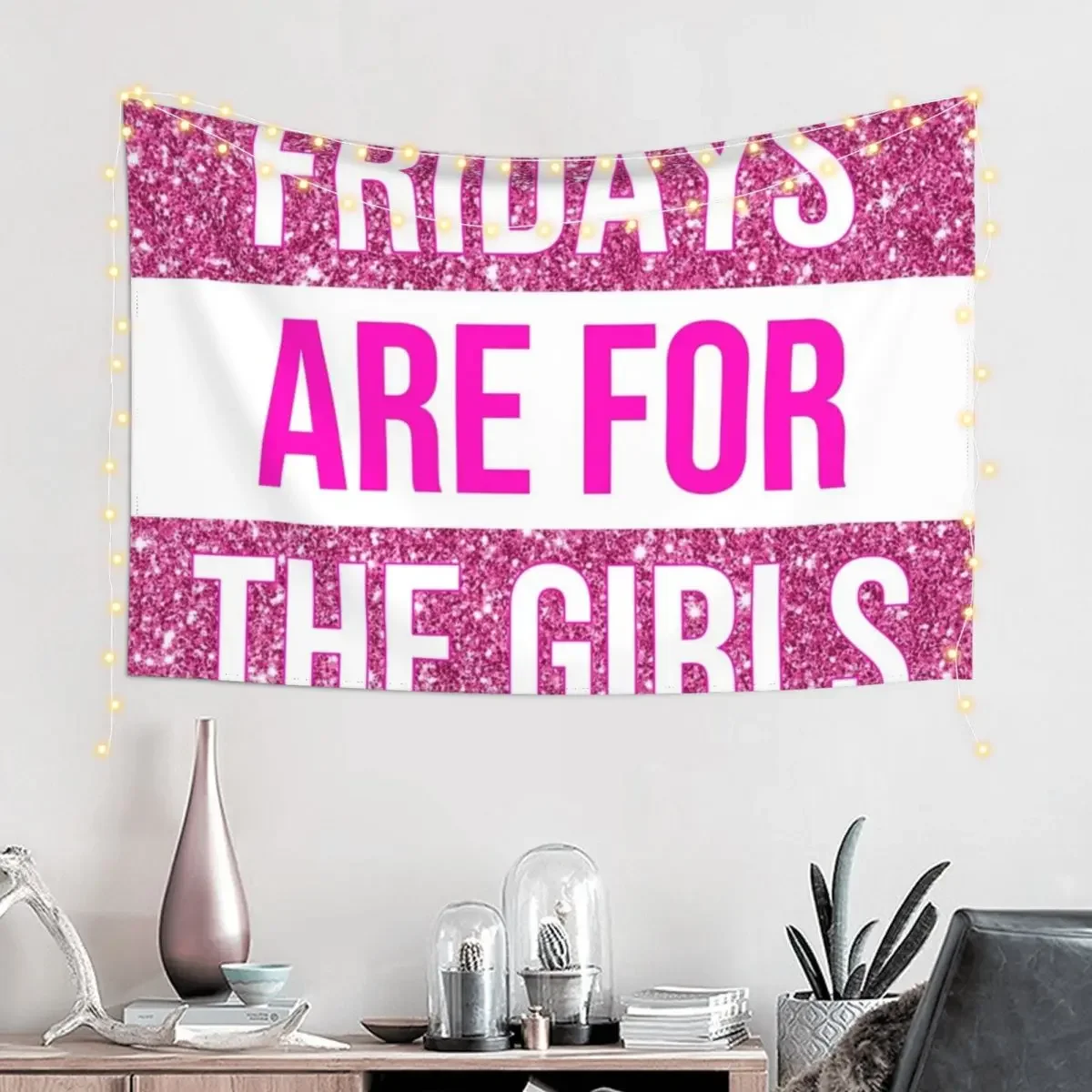 Fridays are for the girls Tapestry Home Decoration Anime Decor Wall Hanging Decor Tapestry