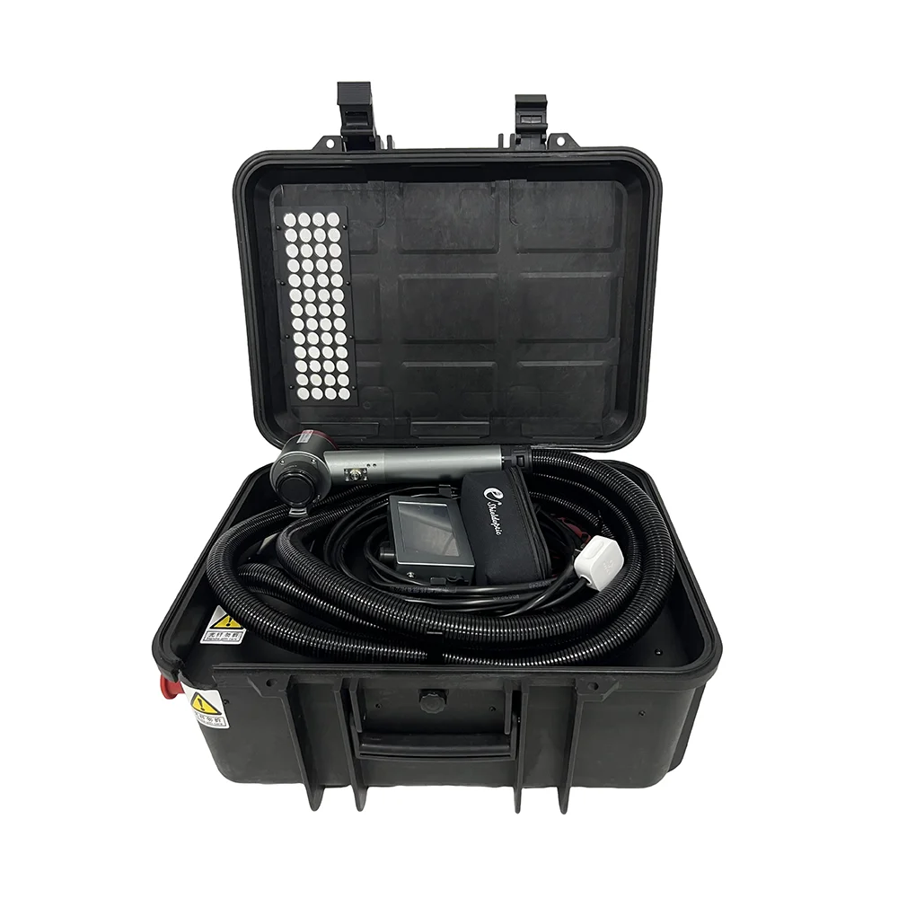 New Products Lazer Luggage Portable Pulse 100w 200w 300w Mold Laser Rust Oil Remover Paint Cleaning Machine Price