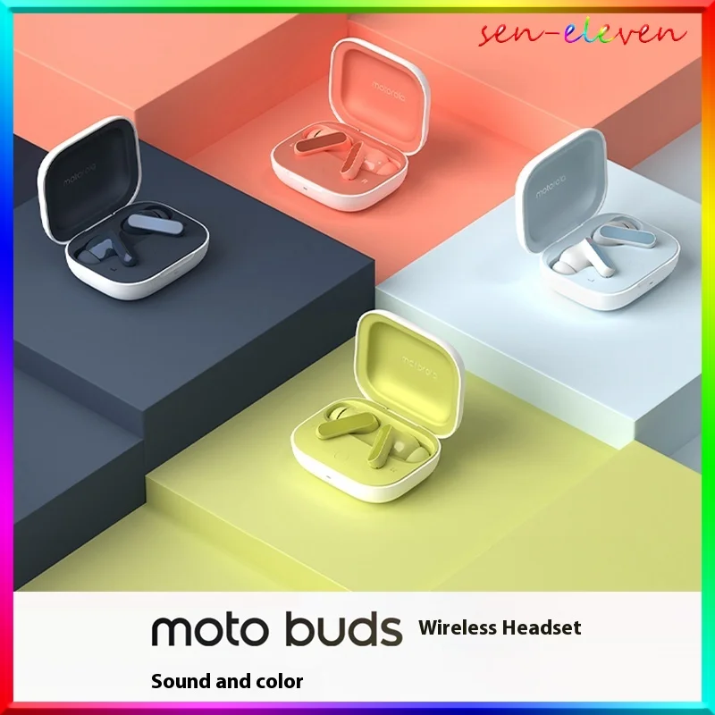 

Motorola Moto Buds+ Wireless Bluetooth5.3 Earphones in-ear BOSE tuning AI dynamic active noise reduction IP54 waterproof Headset