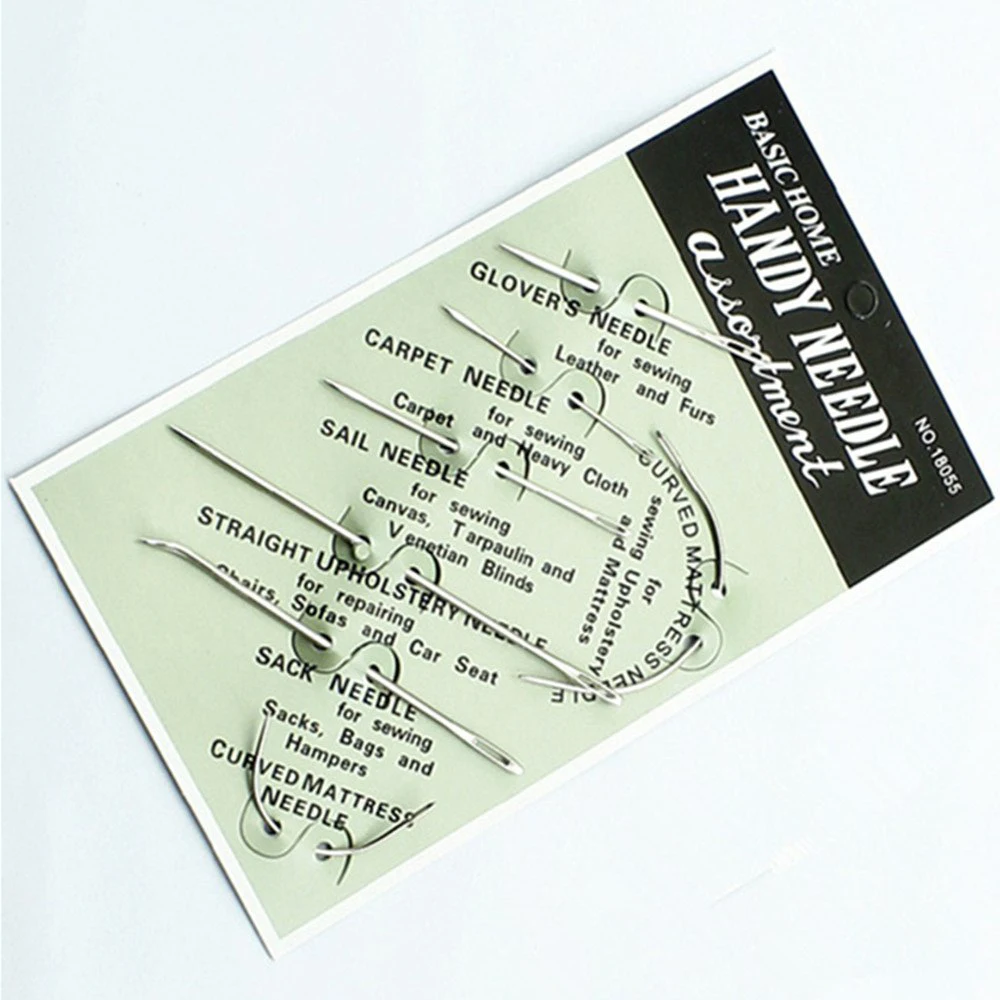 Carpet Leather Canvas Repair Curved Hand Sewing Needles Kit 7pcs/lot  5BB5081