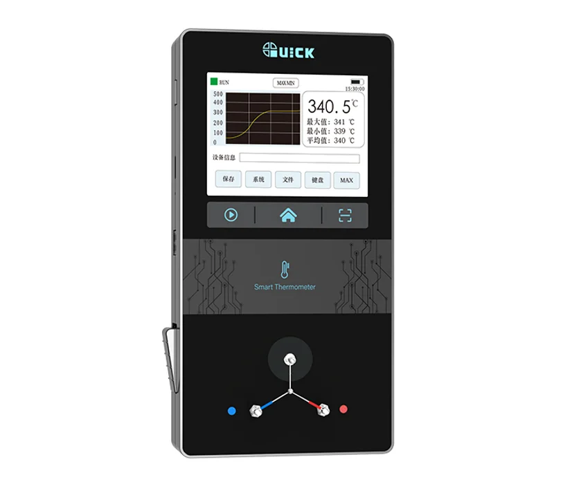 

Touch Button Quick 191AF Soldering Thermometer with RS485 Communication Scan Identification Soldering Tip Temperature Tester
