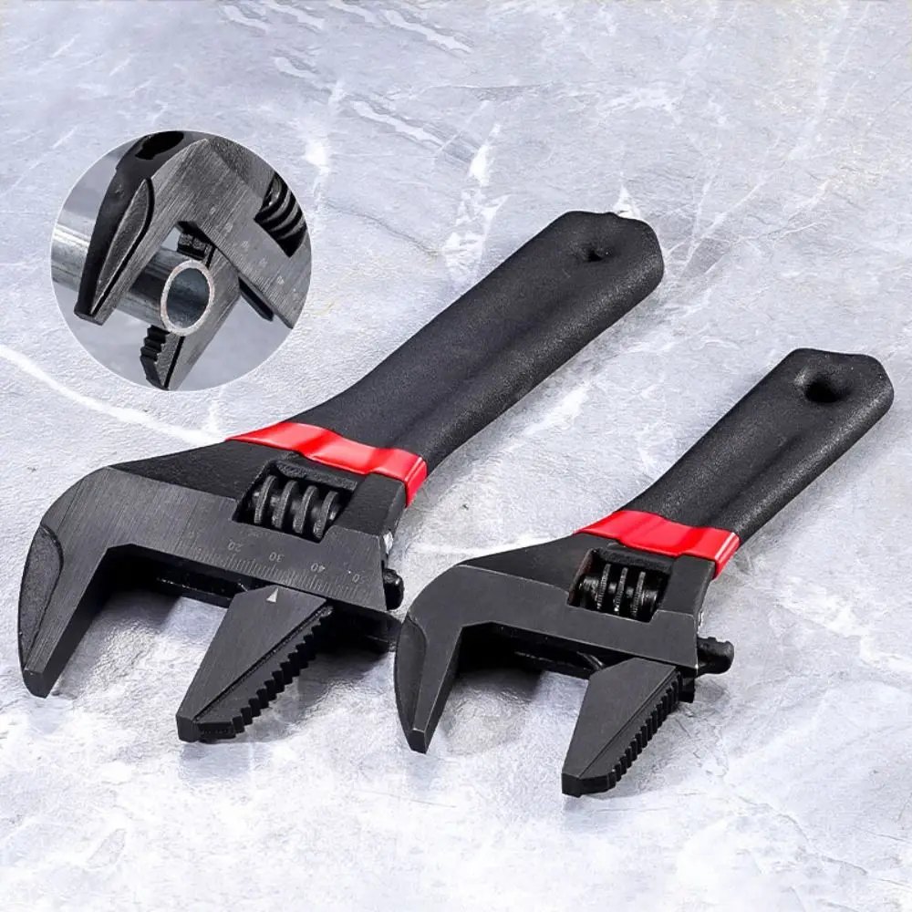 

Antirust Adjustable Sink Wrench Non-slip Large Opening Repair Tools High Hardness 6 in 8 in Faucet Spanner Bathroom
