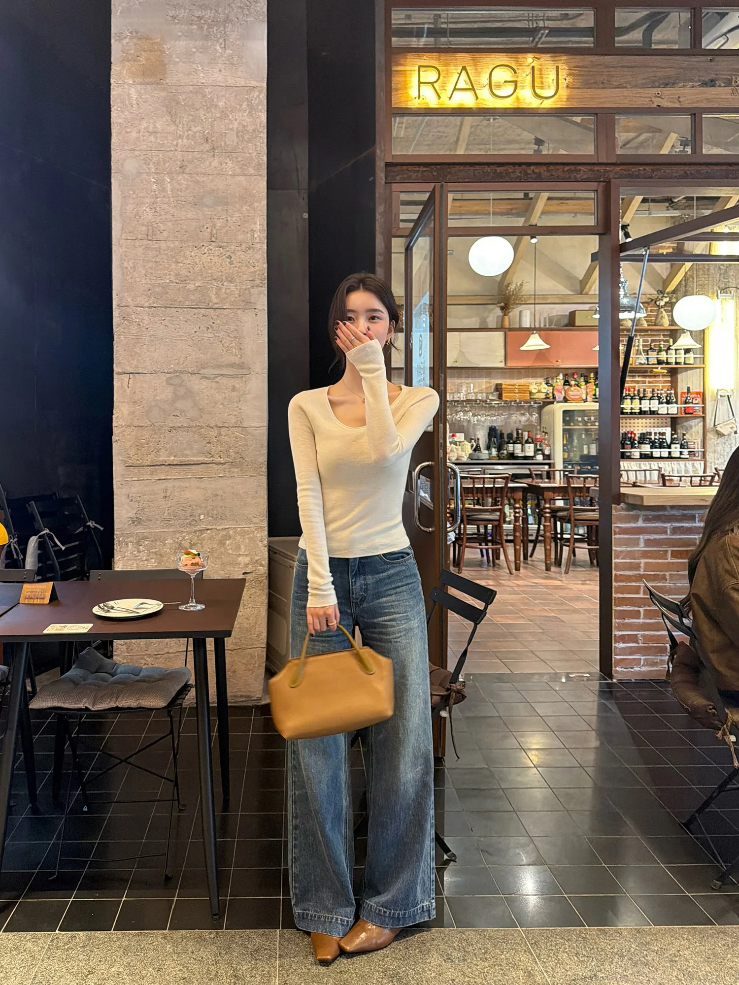 Pusumede Retro Twill Wide Leg Jeans Women Low Waist Loose Straight Casual Long Trousers Comfortable Cotton Ladies Jeans