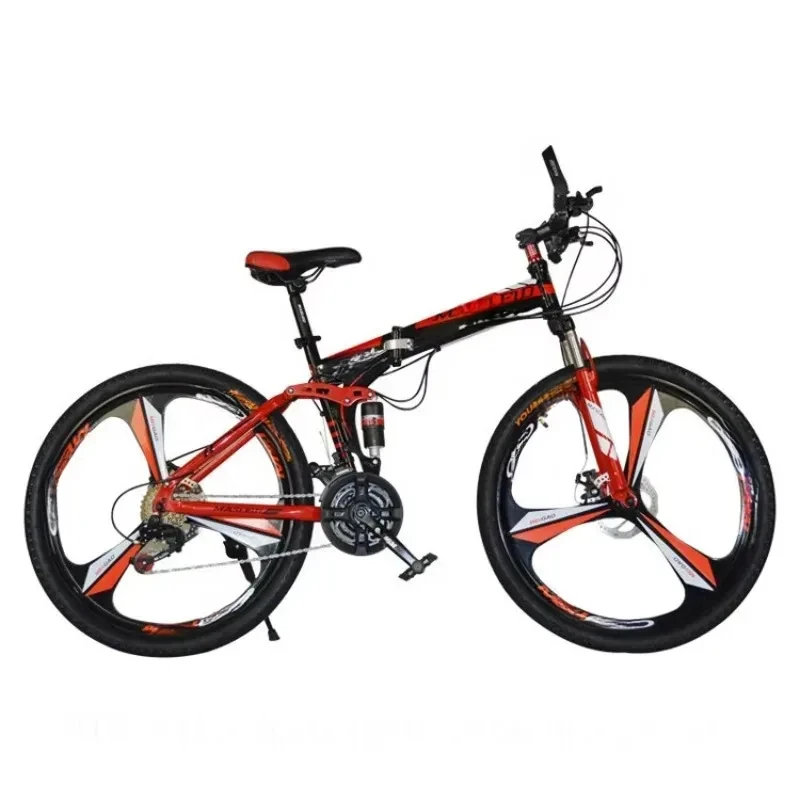 's Best-Seller: 21-Speed, 26-Inch Folding (Mountain Bike Style) — Standard Dual Disc Brakes