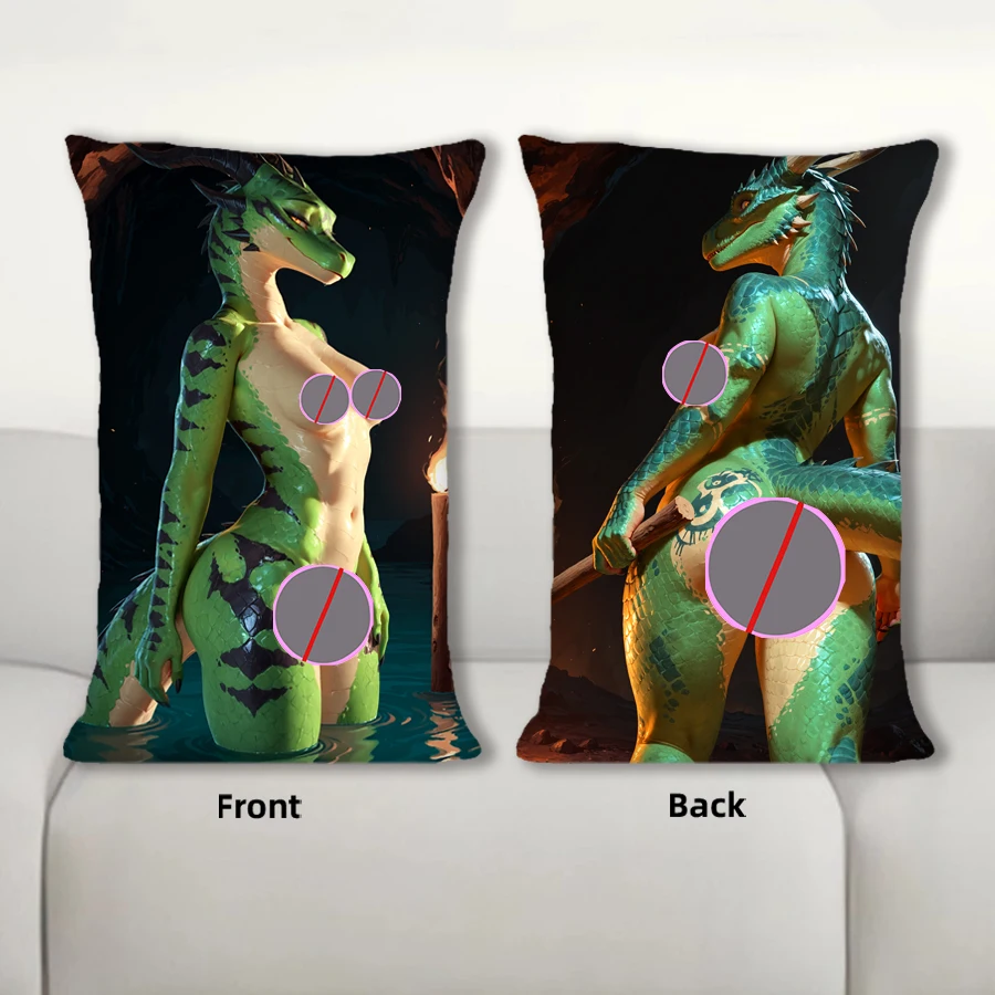 

Dakimakura аниме зеленый дракон в пещере диванная подушка наволочка для тела двухсторонняя постельное белье с принтом наволочка