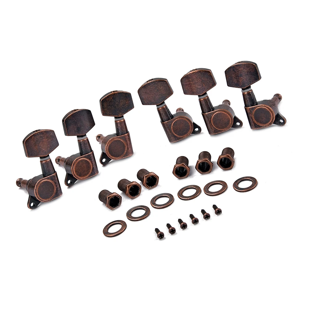 

Large Square Head Sealed Guitar Tuners Machine Heads Replacement For Acoustic Electric Guitar Locking Tuning Pegs Screws