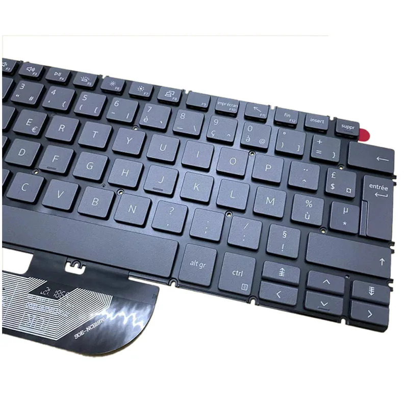 Nowy US AZERTY podświetlany dla Dell Inspiron 14-7491 7490 5490 5493 5498 13-7391 5390 5391 Vostro 3590 klawiatura laptopa srebrny czarny