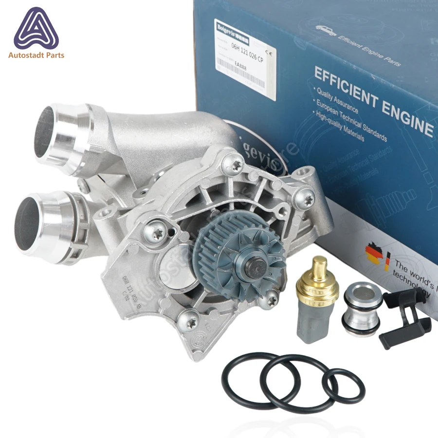 Refrigeração Bomba de água Termostato Conjunto Belt Washer Kit, 1.8T, 2.0T, EA888, 06H121026, Passat, Golf A4, Q5, TT, 06A919501A, 06H121605E