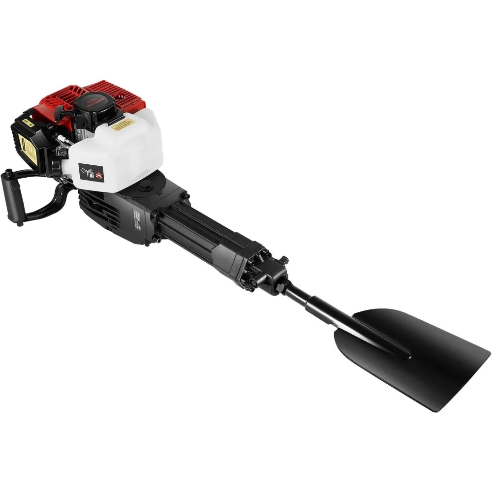 

Excavator Garden Tree Excavator, 52cc 2 Stroke Air Cooled Excavator Handheld Excavator, Pile Hole Excavator for Garden