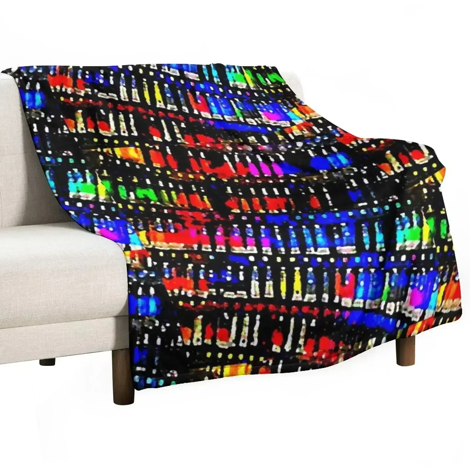 Color palette Carnival of Black Red, Royelby Iritof Throw Blanket Sofa Quilt Heavy Kid'S Flannels Blankets