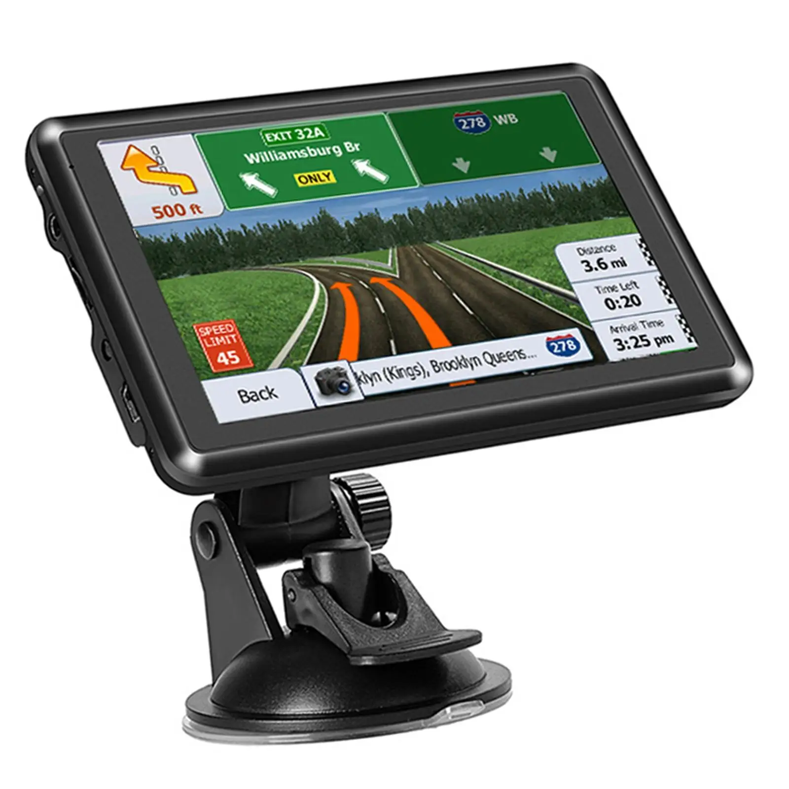 Multifunctional 5 inch Touchscreen 8G+128 M FM Car Navigation for Car,