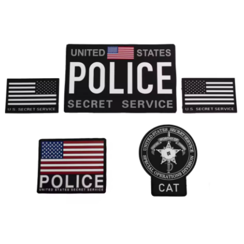 Тактический значок для жилета, 3D-нашивка из ПВХ-резины