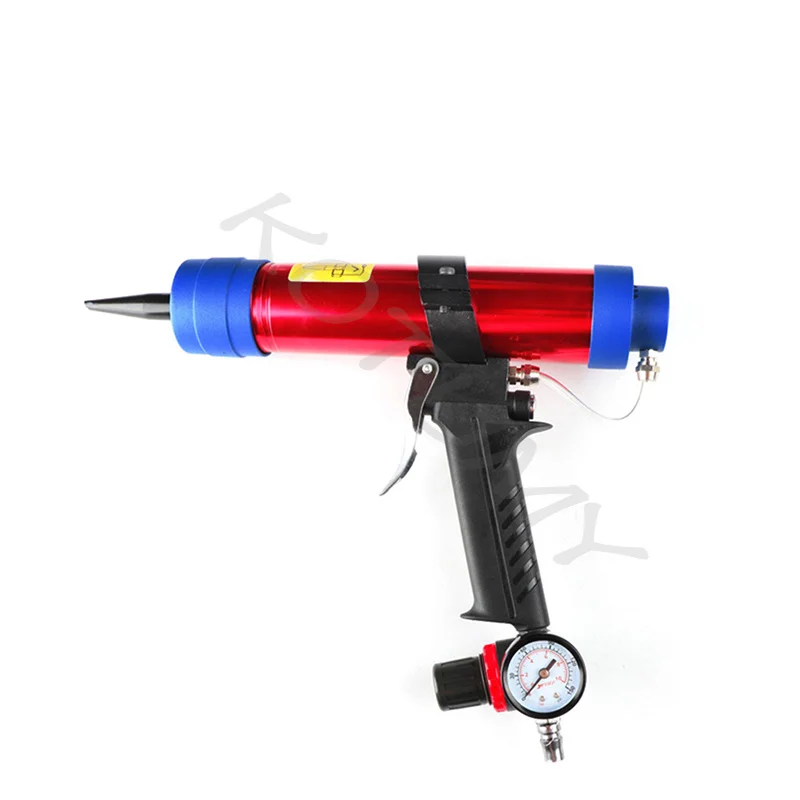 Pneumatic Glass Glue Gun Air Rubber Gun Hard Glue Sealant Applicator Caulking Gun Toolbox Air Sealant cartridge Gun