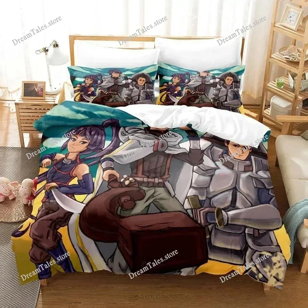 

3D Printed Anime Log Horizon Bedding Set Boys Girls Twin Queen Size Duvet Cover Pillowcase Bed Kids Adult Home Textileextile741