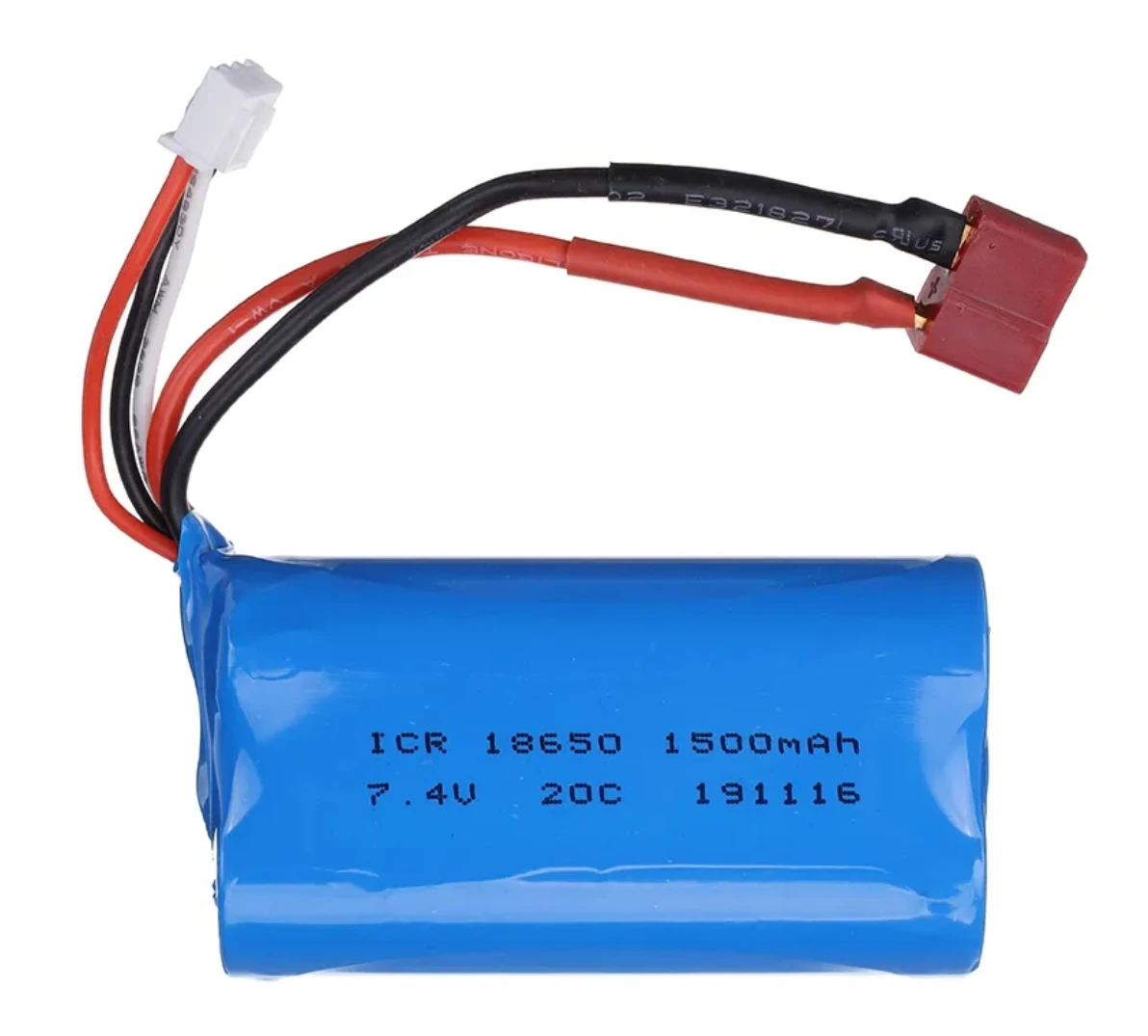 7.4V 1500/3000/3500/ 4000 mAh JST/T/SM Plug 18650 2S batteria agli ioni di litio per Wltoys 12423 10428 12429 12401 12402A RC ricambi auto