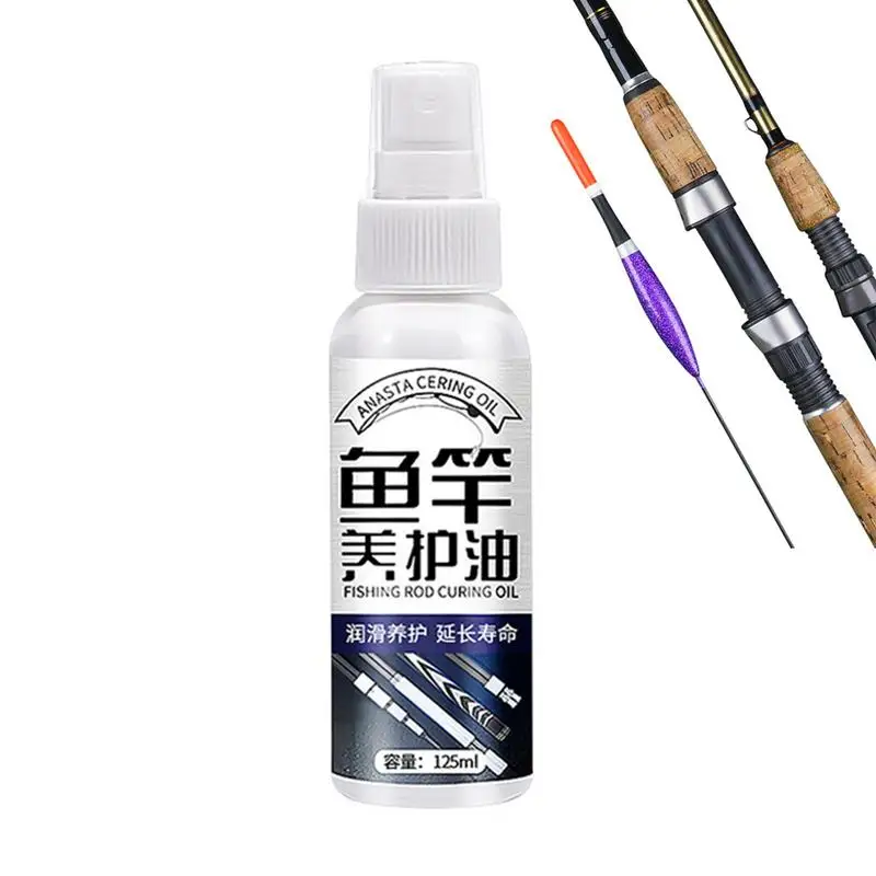 Fishing Reel Oil 125ml Fishing Pole Maintenance Cleaning Gear Oil Rustproof Good Lubrication Maintenance Oil For Freshwater