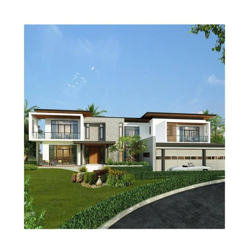 Fully Customized Modern Light Steel Prefabricated Villa Multi-function Fast Installation Based Client Floor Plan Requirements