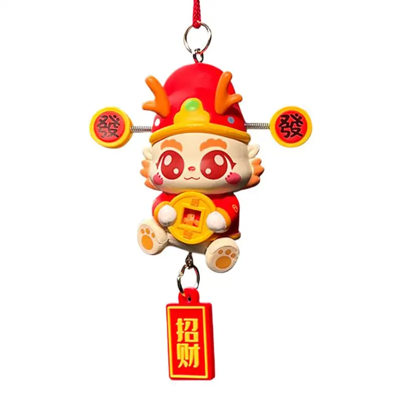 

Chinese New Year Snake Ornament Snake Pendant With Dragon Horns Car Interior Decoration Good Luck Ornament For Home And Car