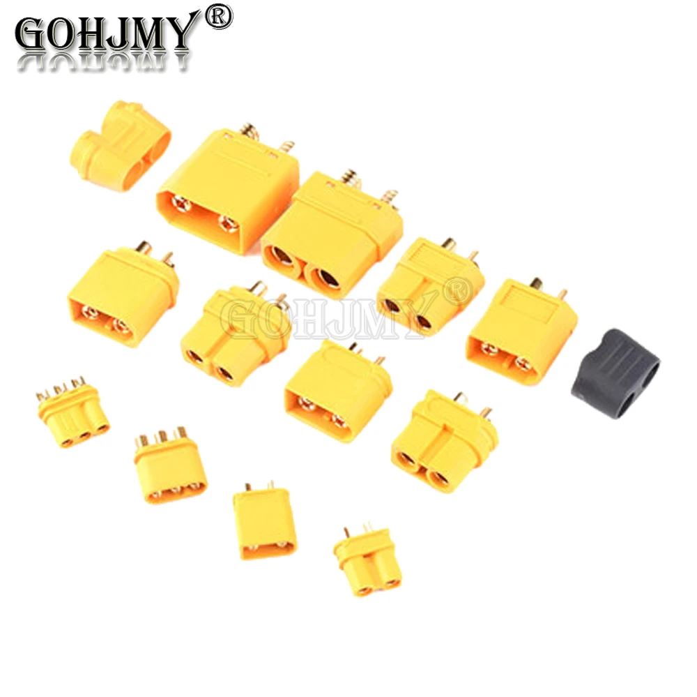 5Pairs (Male+Female) XT30U XT60U XT60H XT90H MR30 Connectors Plugs High Quality Battery Aircraft Connector Plug Socket 10PCS