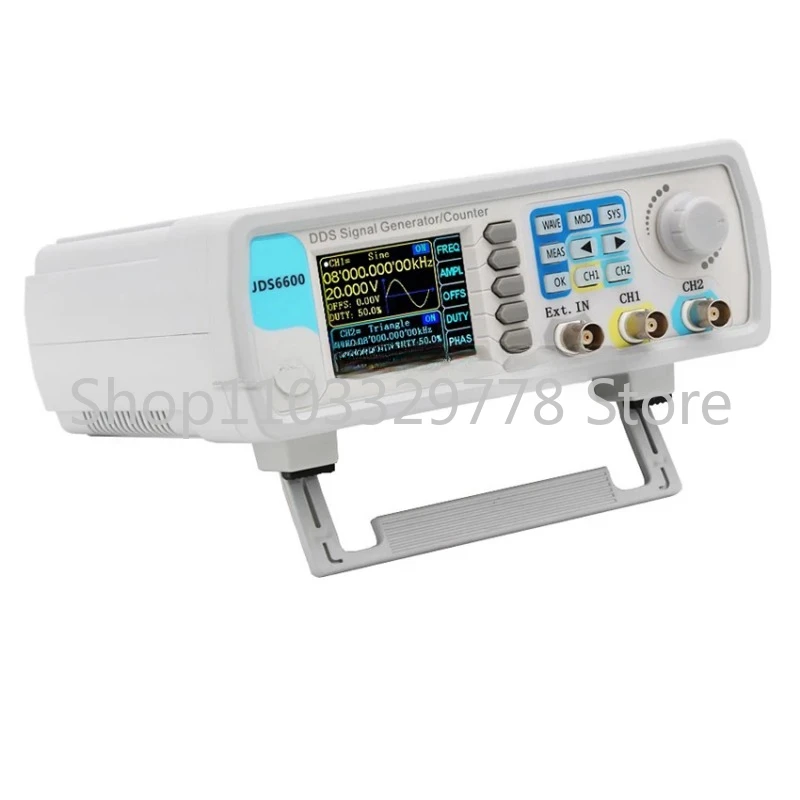 JDS6600 15MHz Dual/2-Channel DDS Signal Generator Signal Source Frequency Meter Function Arbitrary Waveform Generator Counter