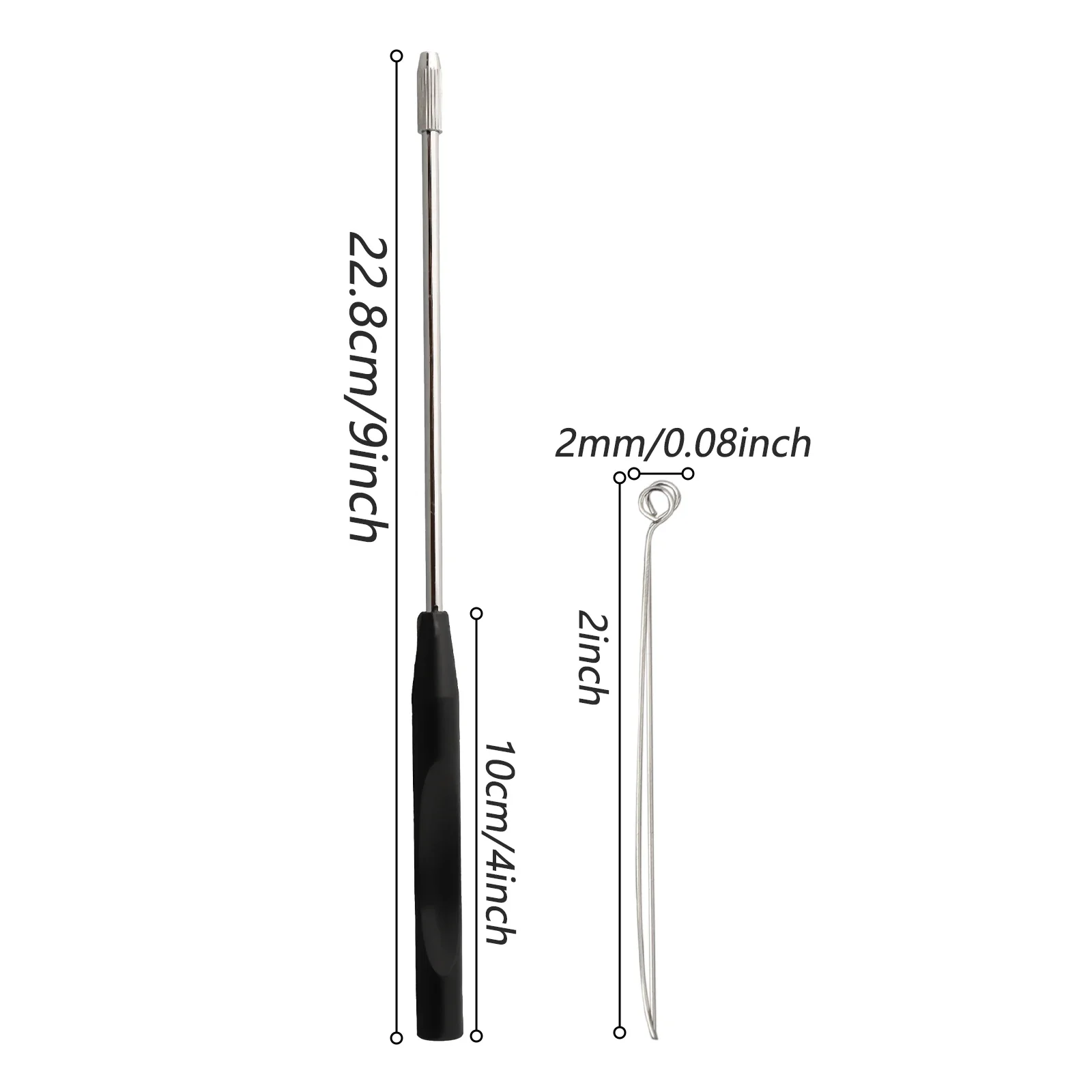 Nikkel-chroom Draad Inenting Loop Inenting Loop Nichrome Ring Lab Cultuur Multifunctionele Inenting Loop