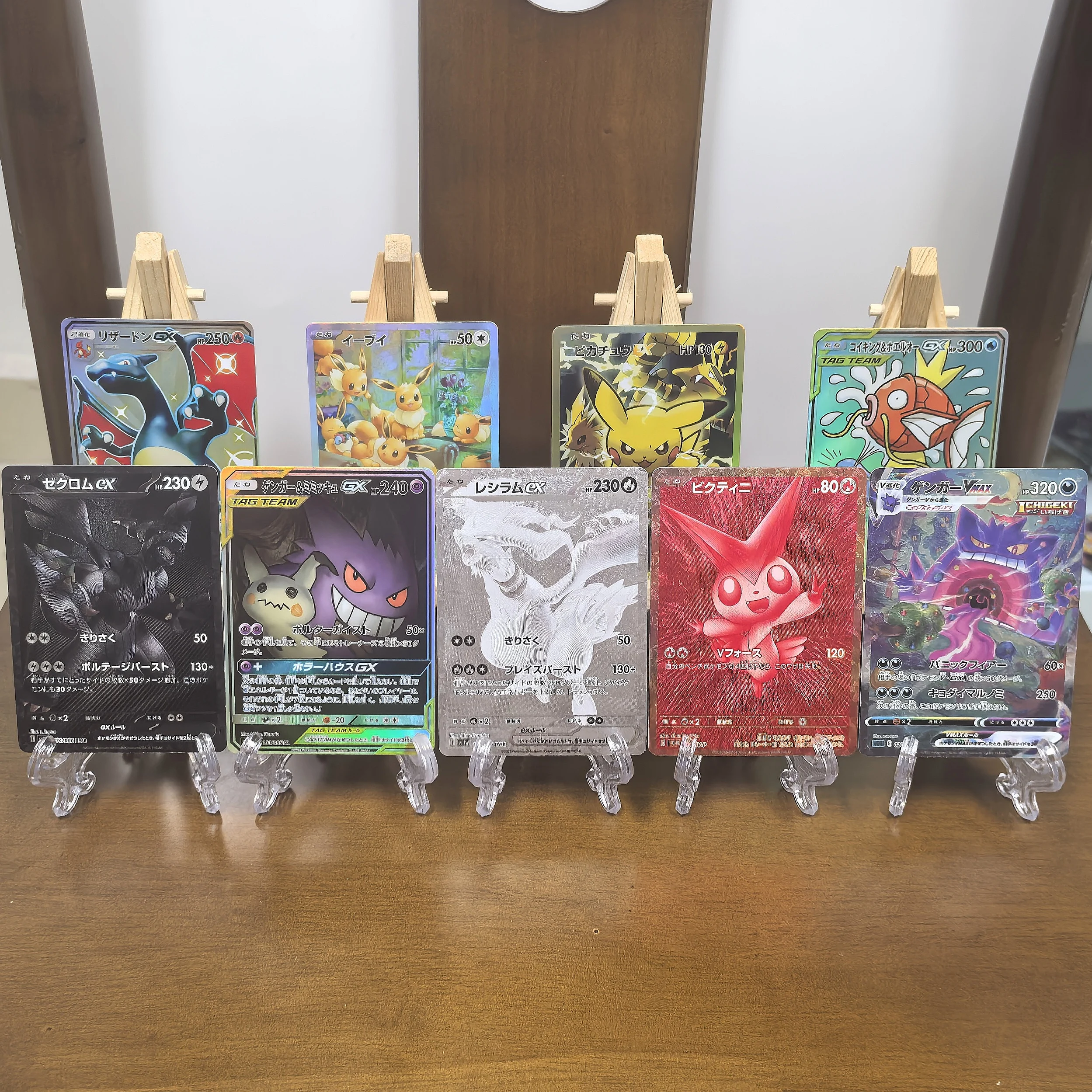 

Японские коллекционные карты Pokemon SV5A SM9 SV11B SV11W Reshiram Zekrom EX Gengar Charizard РЕДКАЯ классическая игра аниме карты подарок