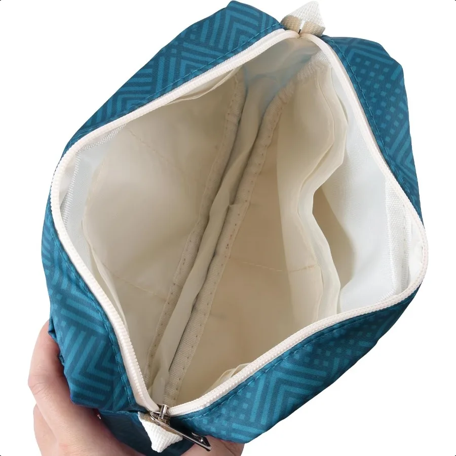 Multifunctional Portfolio Organizer Waterproof Travel Pouch Zippered Case Journal plies Storage Case for Notebooks Makeup Offic