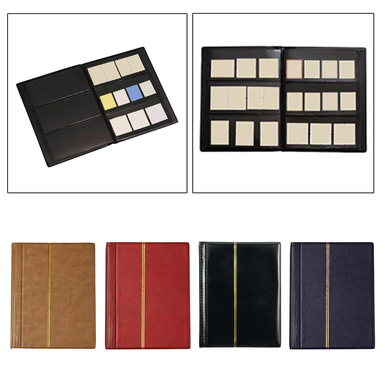 Plastic Stamp Album 10 Sheet (20 Page) Stamps Book Stamp Collecting Pages Folder Books Stamp Album Binder Collector Family