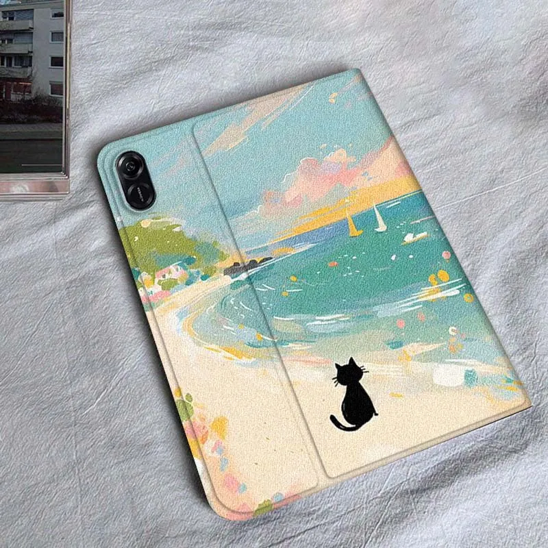 كابيبارا الملونة الكرتون القط لهواوي MediaPad 3 12 الهواء SE M6 M5 لايت برو 10.4 10.8 11 11.5 12.6 13.2 بوصة 5G اللوحي #6